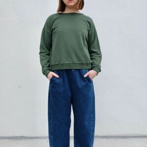 Le Bon Shoppe Arc Pants in blue denim